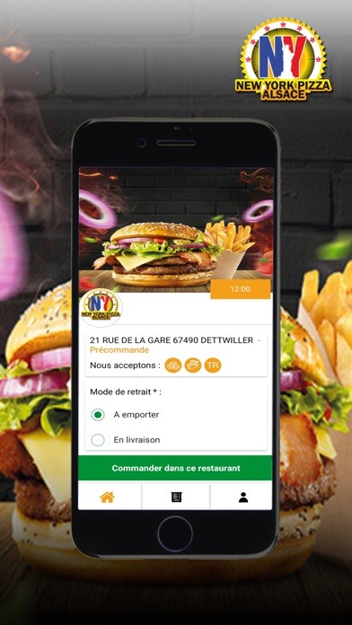 Emulate iPhone app New York Pizza Alsace using MyAndroid Emulate iPhone app New York Pizza Alsace using MyAndroid