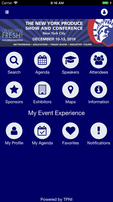 Emulate iPhone app New York Produce Show using MyAndroid Emulate iPhone app New York Produce Show using MyAndroid