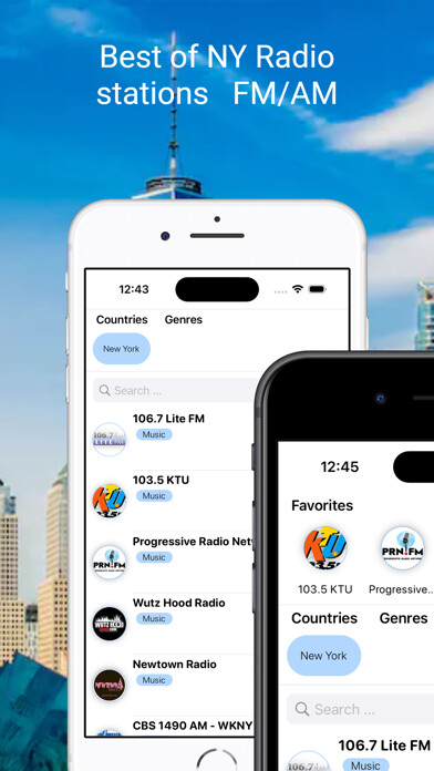 Emulate iPhone app New York Radios - FM AM using MyAndroid Emulate iPhone app New York Radios - FM AM using MyAndroid