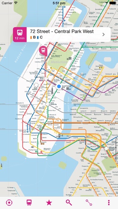 Emulate iPhone app New York Rail Map Lite using MyAndroid Emulate iPhone app New York Rail Map Lite using MyAndroid