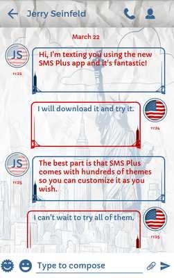 Emulate Android APK New York SMS