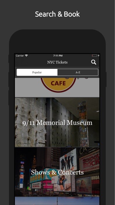 Emulate iPhone app New York Tickets using MyAndroid Emulate iPhone app New York Tickets using MyAndroid