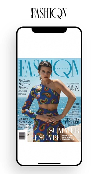 Emulate iPhone app New Zealand Fashion Quarterly using MyAndroid