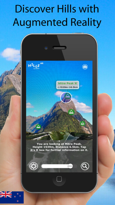Emulate iPhone app NEW ZEALAND Hills AR using MyAndroid