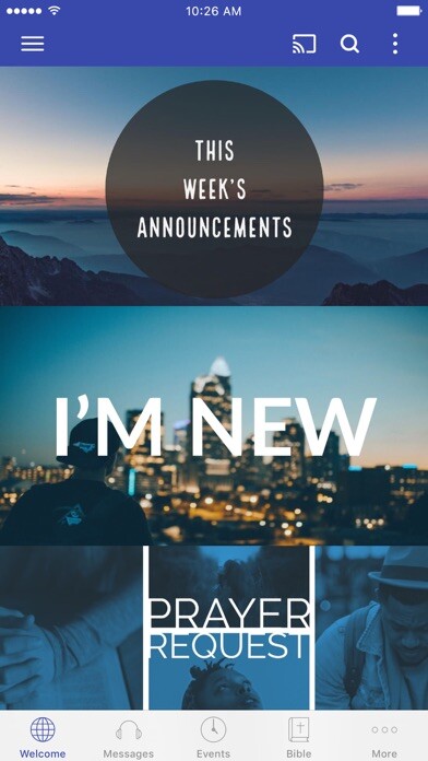 Emulate iPhone app New Zion Baptist Church using MyAndroid Emulate iPhone app New Zion Baptist Church using MyAndroid
