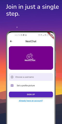 Emulate Android APK NextChat