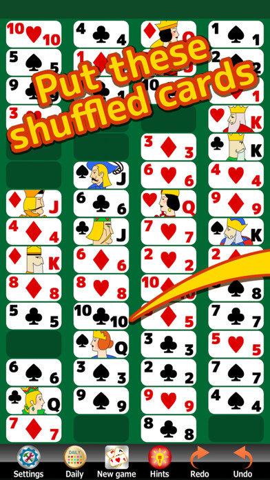 Emulate iPhone app Next Generation Solitaire using MyAndroid