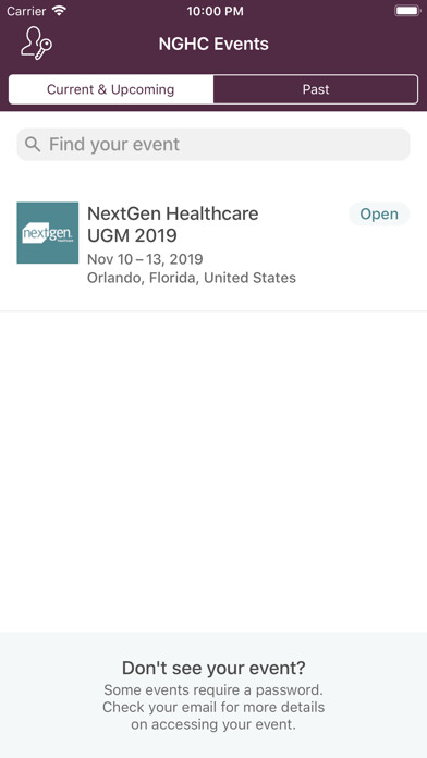 Emulate iPhone app NextGen Healthcare Events using MyAndroid Emulate iPhone app NextGen Healthcare Events using MyAndroid