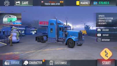 Emulate iPhone app Nextgen: Truck Simulator using MyAndroid