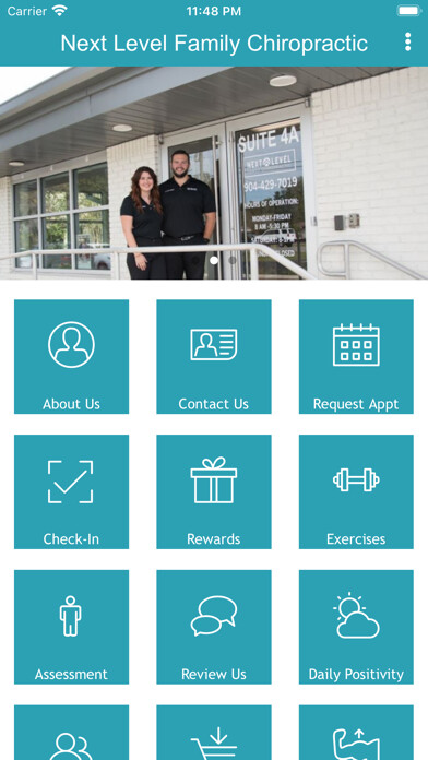 Emulate iPhone app Next Level Family Chiropractic using MyAndroid Emulate iPhone app Next Level Family Chiropractic using MyAndroid
