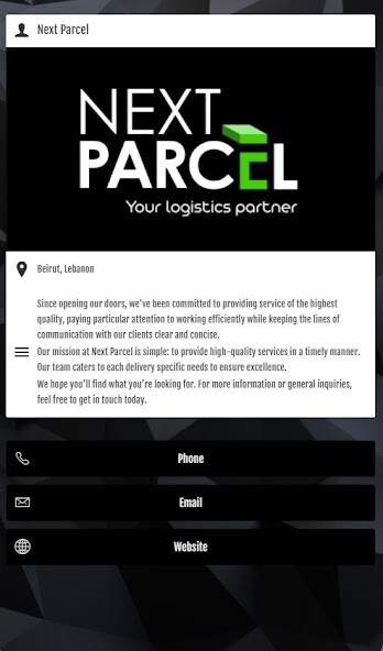 Run android online APK Next Parcel from MyAndroid or emulate Next Parcel using MyAndroid