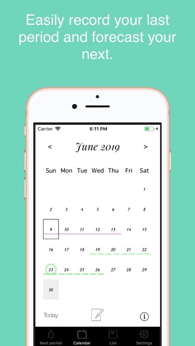 Emulate iPhone app Next Period using MyAndroid Emulate iPhone app Next Period using MyAndroid