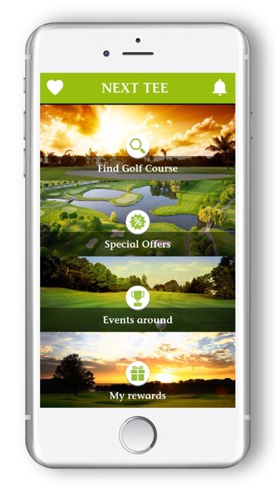 Emulate iPhone app Next Tee Golf Guide using MyAndroid