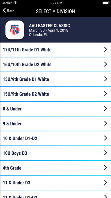 Emulate iPhone app NextUp Sports using MyAndroid