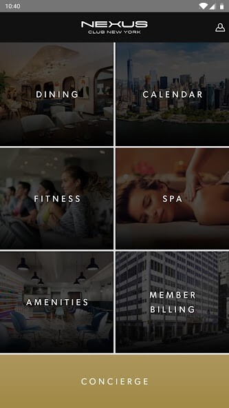Emulate iPhone app NEXUS Club New York using MyAndroid