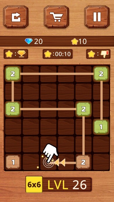 Emulate iPhone app NEXUS : wooden logic puzzle using MyAndroid