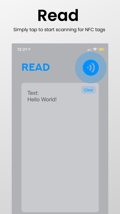 Emulate iPhone app NFC - Reader & Writer using MyAndroid