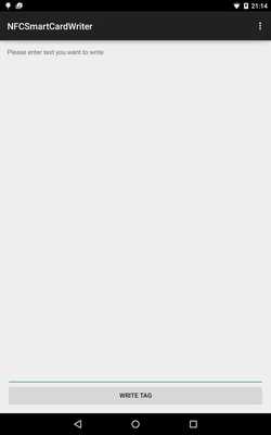 Emulate Android APK NFCSmartCardWriter Emulate Android APK NFCSmartCardWriter