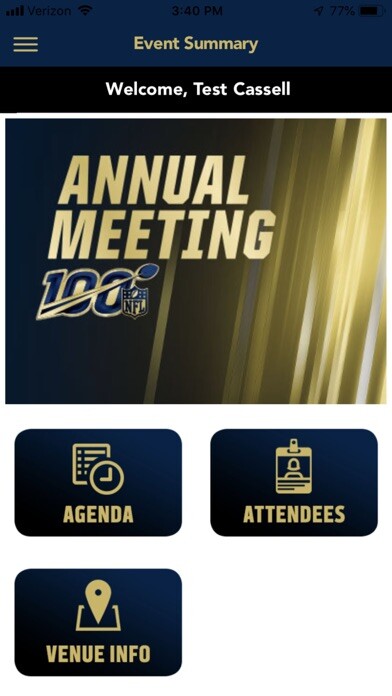 Emulate iPhone app NFL Annual Meeting using MyAndroid Emulate iPhone app NFL Annual Meeting using MyAndroid