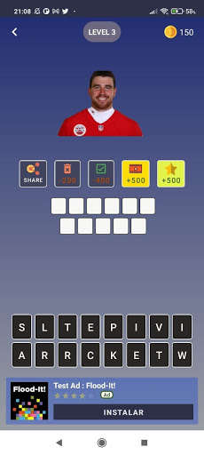 Run android online APK NFL Quiz - Guess the NFL player from MyAndroid or emulate NFL Quiz - Guess the NFL player using MyAndroid