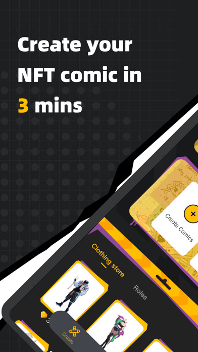 Emulate iPhone app NFTComix using MyAndroid
