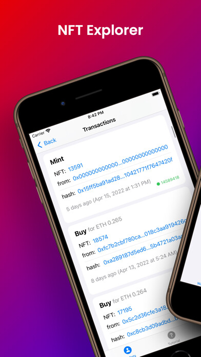 Emulate iPhone app NFT Explorer using MyAndroid Emulate iPhone app NFT Explorer using MyAndroid
