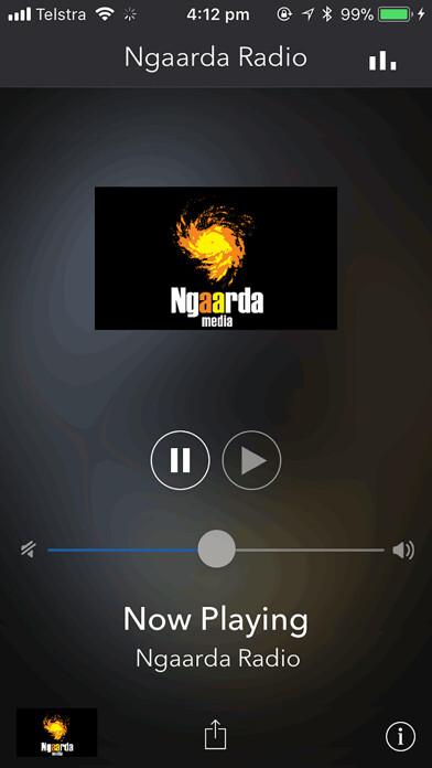 Emulate iPhone app Ngaarda Radio using MyAndroid