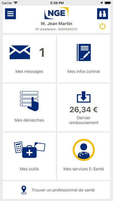 Emulate iPhone app NGE Santé using MyAndroid Emulate iPhone app NGE Santé using MyAndroid