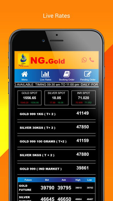Emulate iPhone app NG Gold Spot using MyAndroid