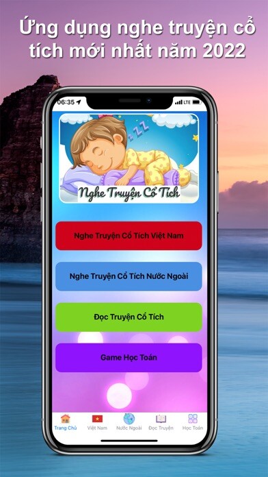 Emulate iPhone app Nghe Truyện Cổ Tích using MyAndroid