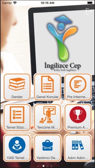 Emulate iPhone app İngilizceCep using MyAndroid