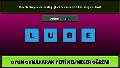 Emulate iPhone app ?ngilizce Kelime Oyunu - 2022 using MyAndroid