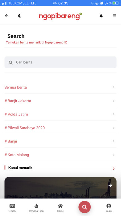 Emulate iPhone app Ngopibareng using MyAndroid Emulate iPhone app Ngopibareng using MyAndroid