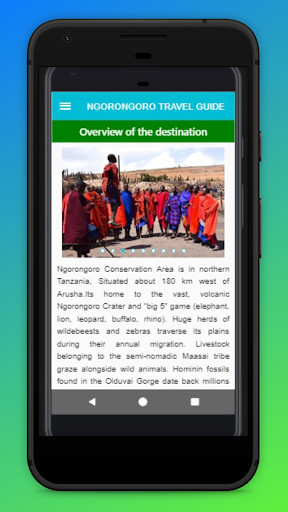 Run android online APK Ngorongoro Travel Guide from MyAndroid or emulate Ngorongoro Travel Guide using MyAndroid