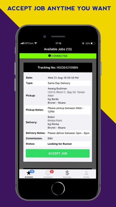 Emulate iPhone app NGo Runners using MyAndroid