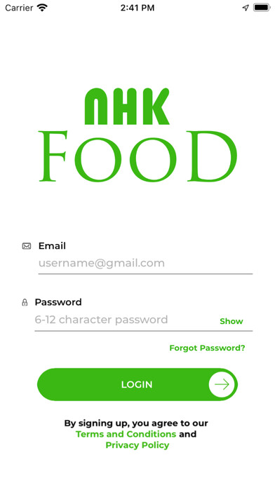 Emulate iPhone app nHK Food Merchant using MyAndroid Emulate iPhone app nHK Food Merchant using MyAndroid