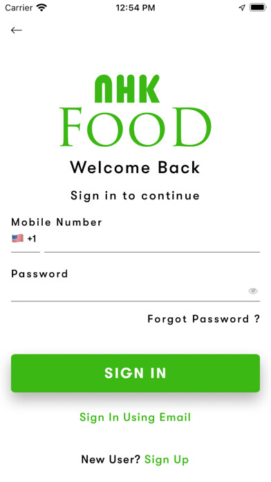 Emulate iPhone app nHK Food using MyAndroid Emulate iPhone app nHK Food using MyAndroid