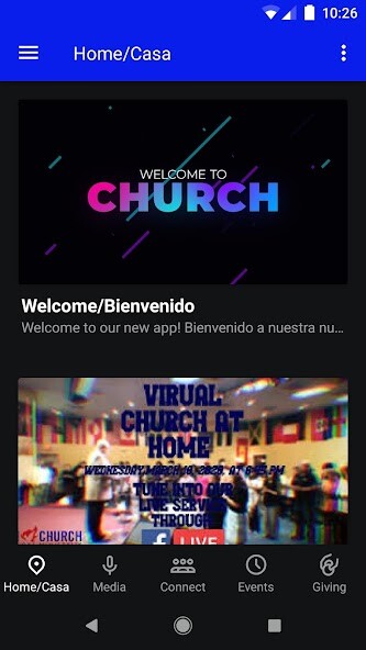 Run android online APK NHM Church from MyAndroid or emulate NHM Church using MyAndroid