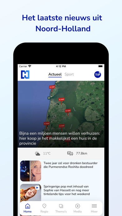 Emulate iPhone app NH Nieuws using MyAndroid Emulate iPhone app NH Nieuws using MyAndroid