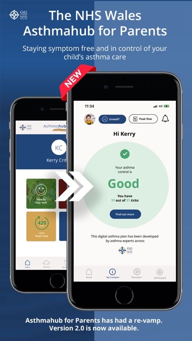 Emulate iPhone app NHSWales Asthmahub for Parents using MyAndroid Emulate iPhone app NHSWales Asthmahub for Parents using MyAndroid