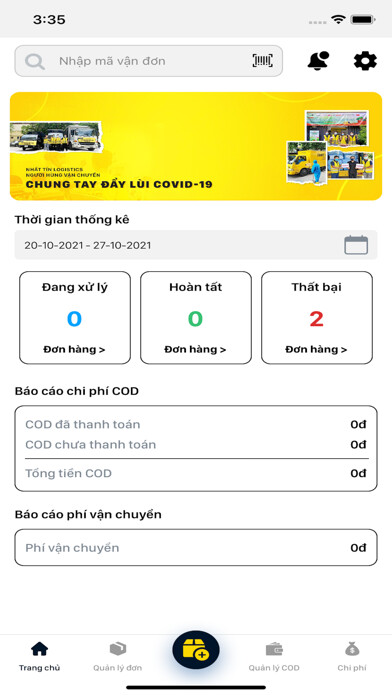 Emulate iPhone app Nhất Tín using MyAndroid
