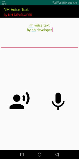 Run android online APK NH Voice Text from MyAndroid or emulate NH Voice Text using MyAndroid