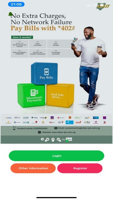 Emulate iPhone app NIBSS Mobile App using MyAndroid