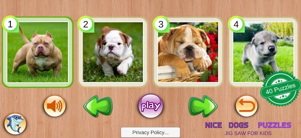 Run android online APK Nice Dogs Puzzles from MyAndroid or emulate Nice Dogs Puzzles using MyAndroid