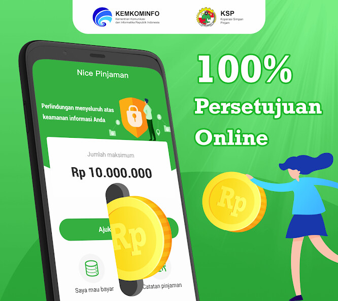 Run android online APK Nice Pinjaman - dompet digital from MyAndroid or emulate Nice Pinjaman - dompet digital using MyAndroid