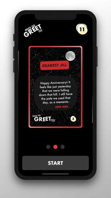 Emulate iPhone app Nice To Greet You using MyAndroid