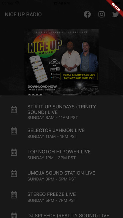 Emulate iPhone app Nice Up Radio Official using MyAndroid Emulate iPhone app Nice Up Radio Official using MyAndroid