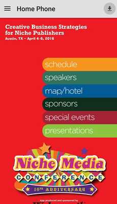 Emulate Android APK Niche Media Conference