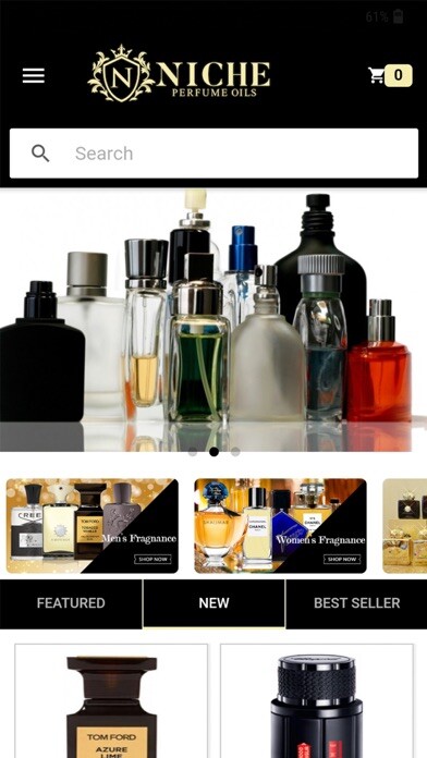 Emulate iPhone app Niche Perfume Oils using MyAndroid Emulate iPhone app Niche Perfume Oils using MyAndroid