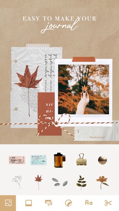 Emulate iPhone app Nichi: Collage & Stories Maker using MyAndroid